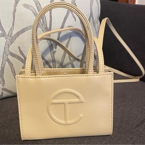 Telfar Beige Crossbody Bag